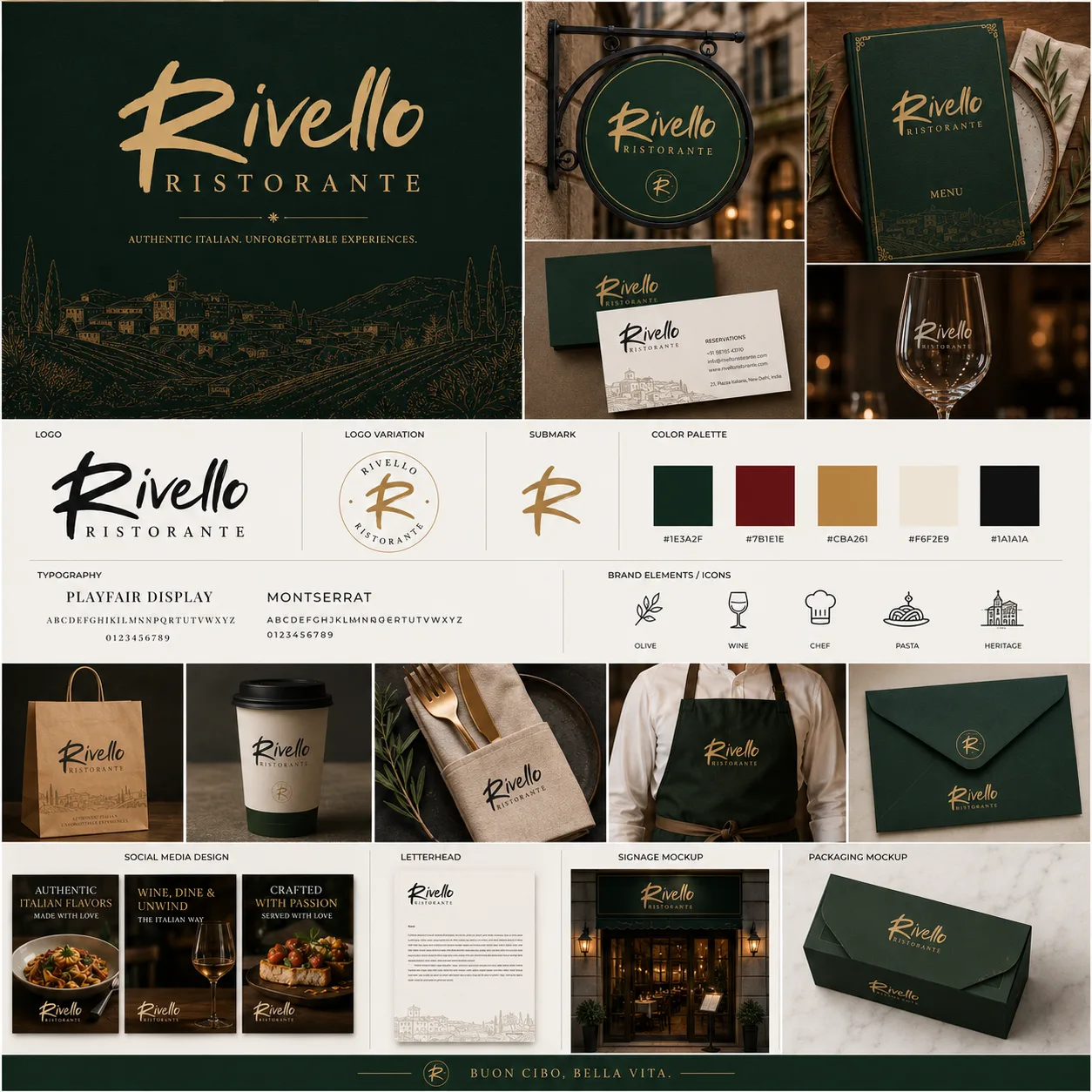Revillo brand identity kit by AVFX Sign